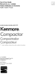 KENMORE 665.1472 Series Use & Care Manual