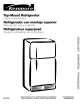 Kenmore Kenmore Top-Mount Refrigerator Use & Care Manual