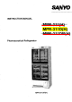 Sanyo MPR-311D(H) Instruction Manual