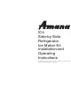Amana IC4 Installation And Operating Instructions Manual