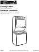 Sears Kenmore Laundry Center User Instructions