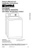 Kenmore Kenmore One-Speed Automatic Washers Owner's Manual & Installation Instructions
