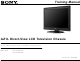 Sony Bravia KDL32EX308 Training Manual