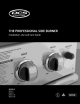 DCS BGB131 Installation, Use & Care Manual