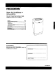 FEDDERS AEP09D2B Operating Instructions Manual