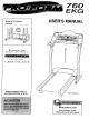 PROFORM 760 EKG 831.291670 User Manual