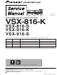 Pioneer VSX-816-K Service Manual