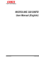 OKI Microline 320 User Manual