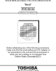 Toshiba 8100 series Service Manual