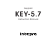 Integra KEY-5.7 Instruction Manual