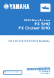 Yamaha FX SHO Owner's Manual