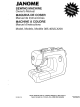 Janome 385.4052LX200 Owner's Manual