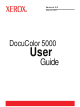 Xerox Docucolor 5000 User Manual