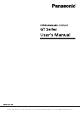 Panasonic GT01 User Manual