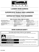 Kenmore Laundry work surface Use And Care Manual