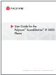 Polycom IP5000 User Manual