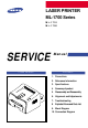 Samsung ML 1710 - B/W Laser Printer Service Manual