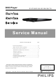 Philips DVP3800 Service Manual