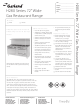 Garland H280 Specifications