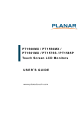 Planar PT1500MX User Manual