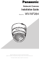 Panasonic WV-NF284 Installation Manual