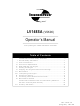 Tecumseh LV148SA Operator's Manual