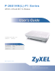 ZyXEL Communications P-2601HN(L)-F1 Series User Manual