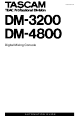 Tascam DM-3200 Manual