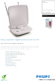 Philips SDV6123/10 Specification Sheet