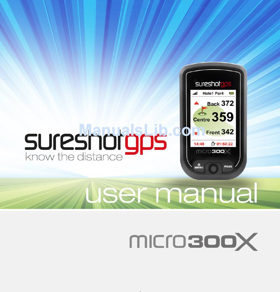 SURESHOTGPS MICRO 300X USER MANUAL Pdf Download | ManualsLib