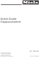Miele CVA 2662 Quick Manual