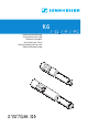 Sennheiser K 6 Instructions For Use Manual