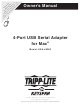 Tripp Lite Keyspan USA-49WG Owner's Manual