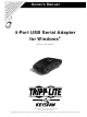 Tripp Lite Keyspan USA-49WG Owner's Manual