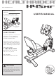 HealthRider H45xr Bike User Manual