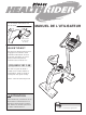 HealthRider Health Rider R1000t Bike Manuel De L'utilisateur