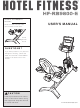 Hotel Fitness Hotel Fitness Rb9800-e Bike Manual