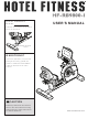 Hotel Fitness Hotel Fitness Rb9800 Bike Manual