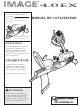 Image Fitness 4.0 Ex Bike Manuel De L'utilisateur