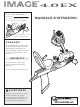 Image Fitness 4.0 Ex Bike Manuale D'istruzioni