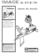 Image Fitness 4.0 Ex Bike Manual Del Usuario