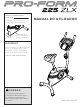Pro-Form 225 Zlx Bike Manual Do Utilizador