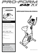 Pro-Form 245 Zlx Bike Gebruikershandleiding