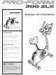 ProForm 300 Zlx Bike Manual Do Utilizador