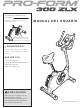 ProForm 300 Zlx Bike Manual Del Usuario