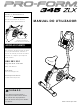 Pro-Form 345 Zlx Bike Manual Do Utilizador