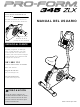 Pro-Form 345 Zlx Bike Manual Del Usuario