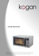 Kogan KGNMWC25VAA User Manual