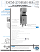 Hoshizaki DCM-270BAH-OS Specification