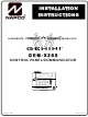 NAPCO Gemini GEM-X255 Installation Instructions Manual